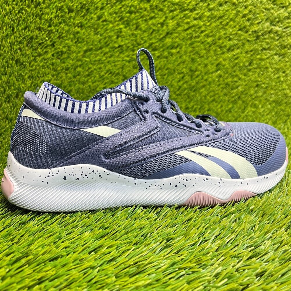 Reebok HIIt‎ TR Womens Size 8W Blue White Pink Composite Toe Safety Work Shoes